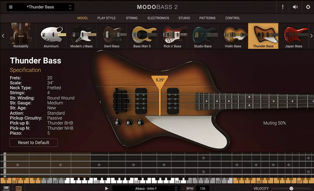 MODO BASS Thunder Bass screenshot