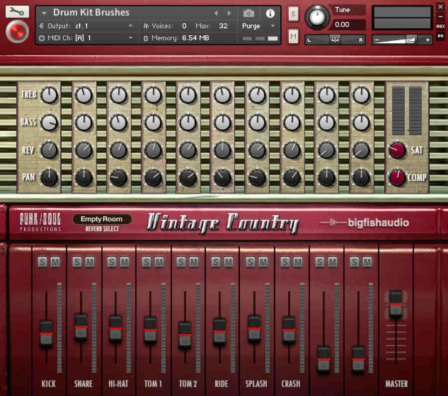 Big Fish Audio Vintage Country - GUI 2