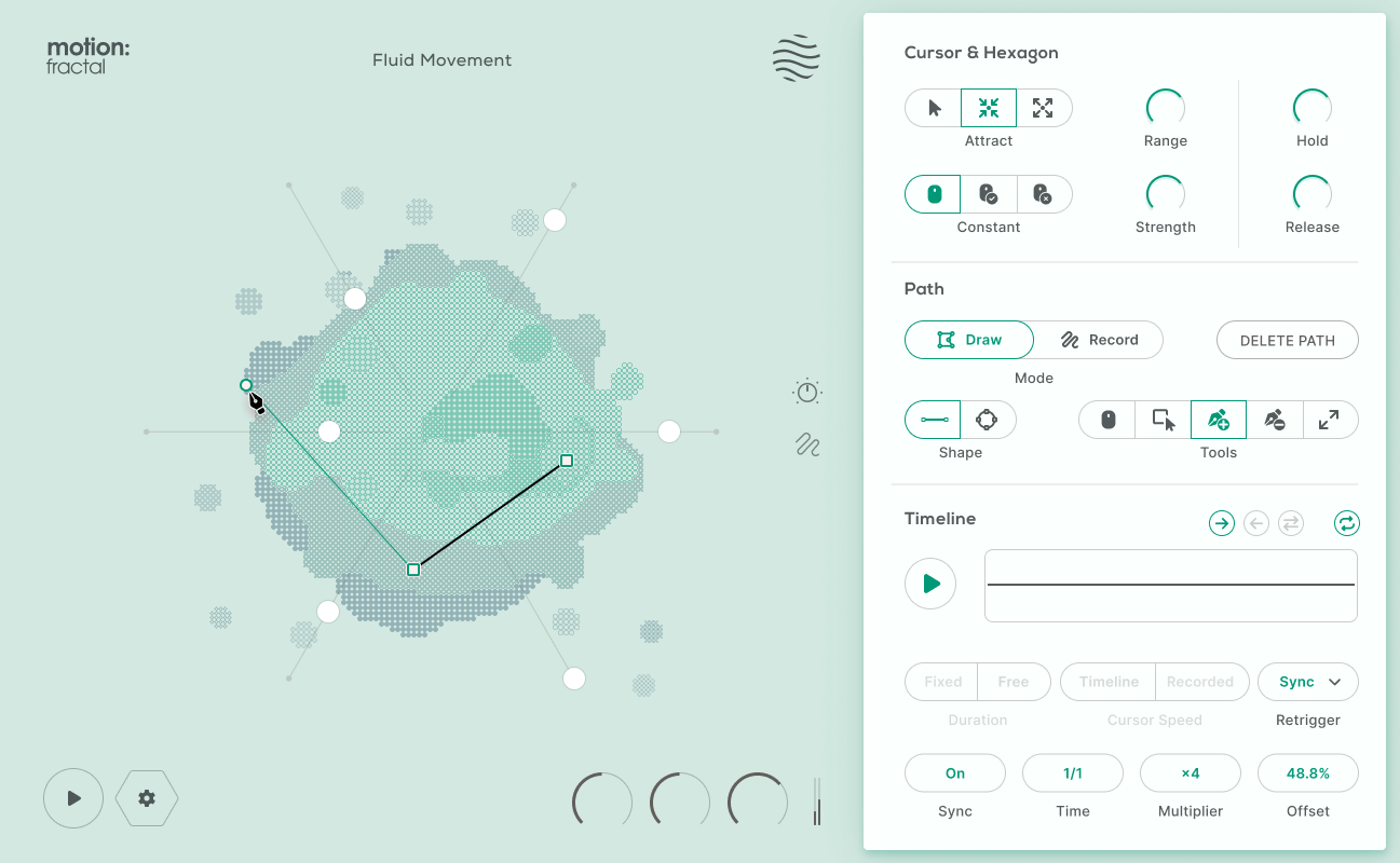 Excite Audio Motion: Fractal - Draw UI