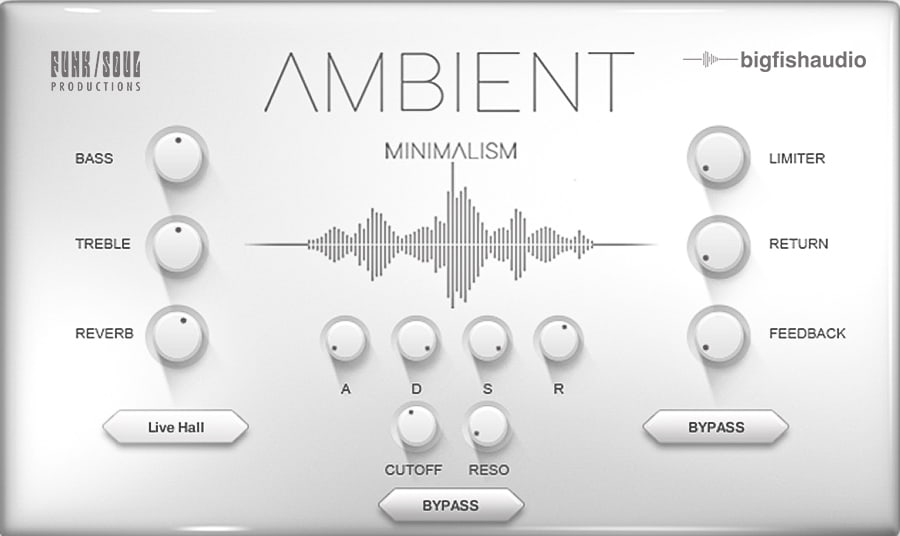 Big Fish Audio Ambient Minimalism - User Interface