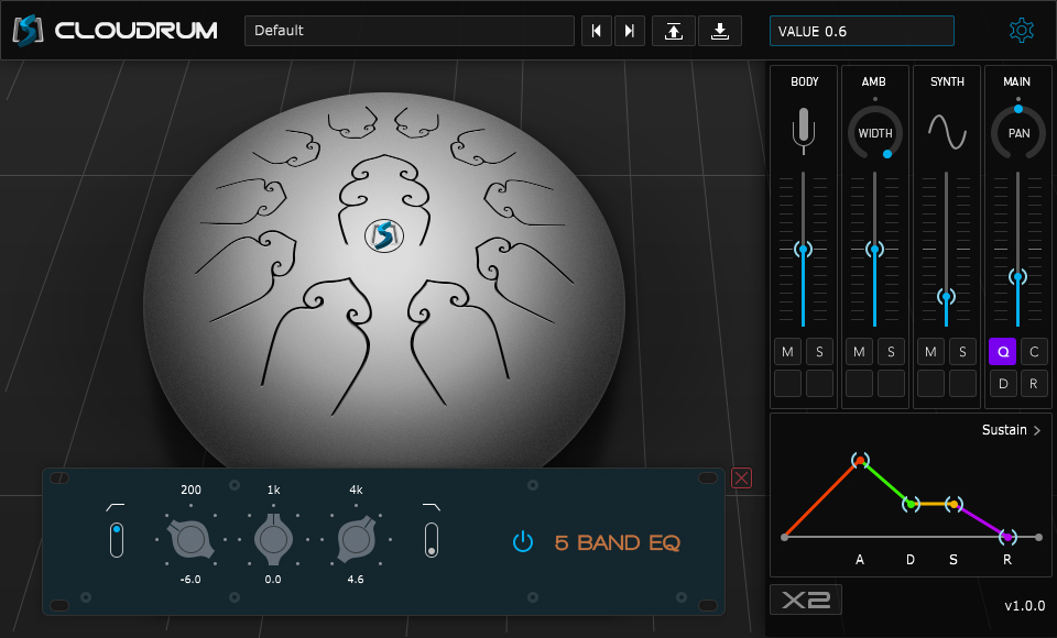 Ample Percussion Cloudrum - EQ