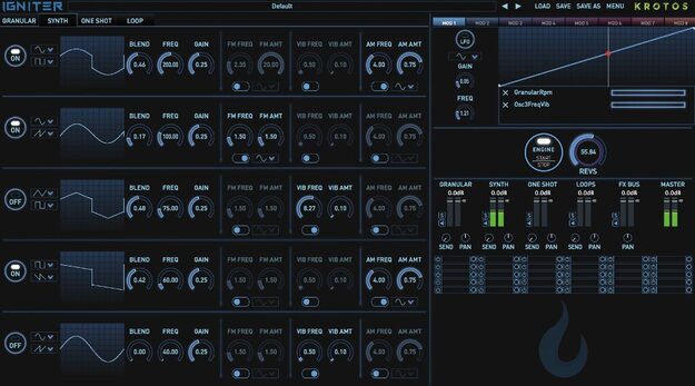 Igniter Full Tank interface