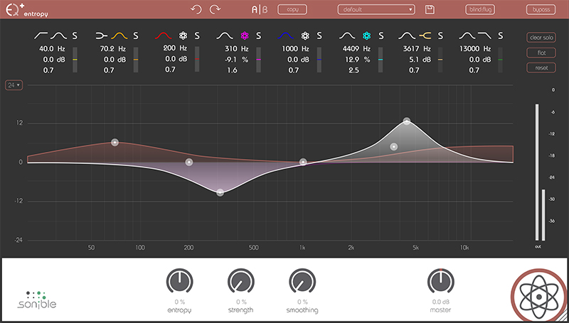 entropy:EQ+ - User Interface - EQ Slider 