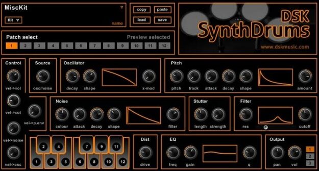 DSK SynthDrums screenshot