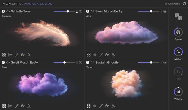 Moments: Vocal Clouds screenshot