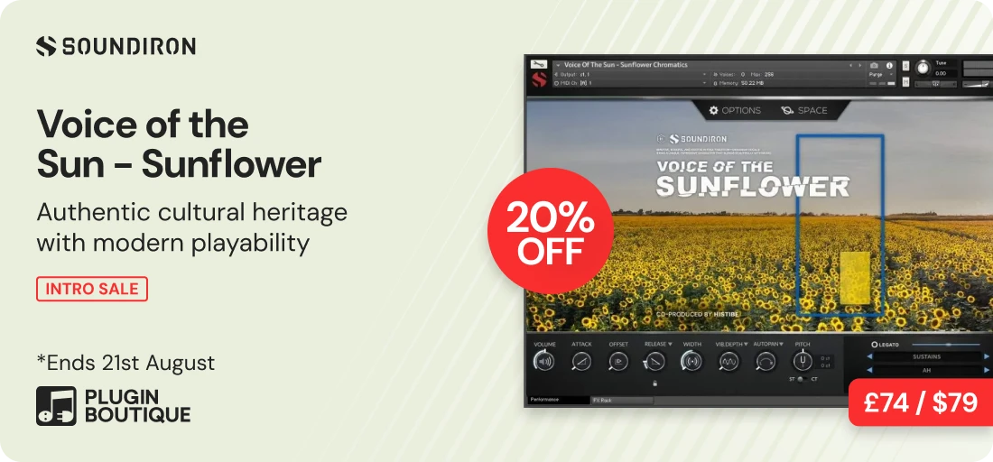 Soundiron Voice of the Sun - Sunflower Intro Sale