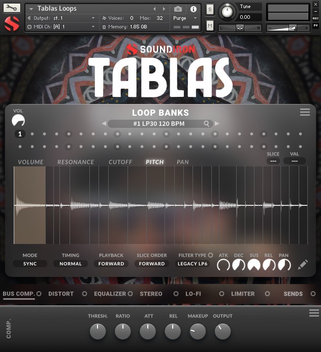 Soundiron Tablas - User Interface (Loops)