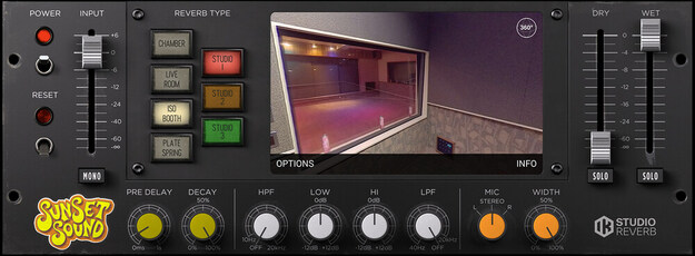 Sunset Sound Studio Reverb screenshot