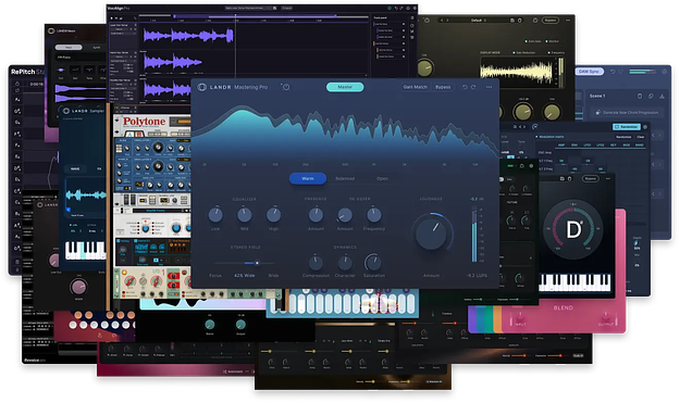 LANDR Ultimate Bundle 2 interface
