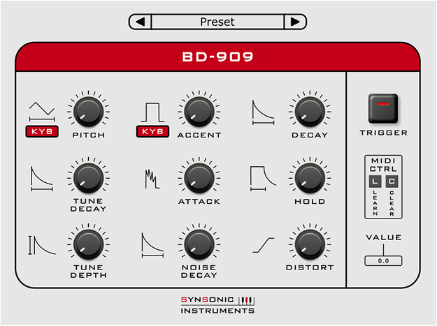 Synsonic BD-909 screenshot