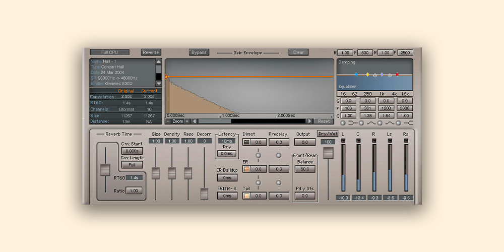 Waves IR360 Convolution Reverb