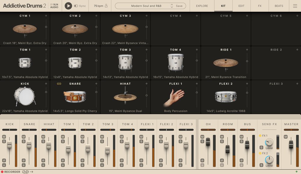 Modern Soul and R&B ADpak - Kit View