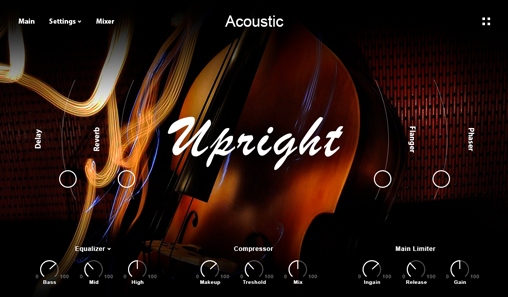 Muze Max & Neo - Upright Bass GUI