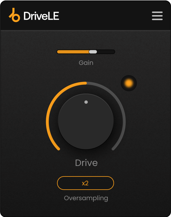 Plugin Boutique DriveLE - Main UI