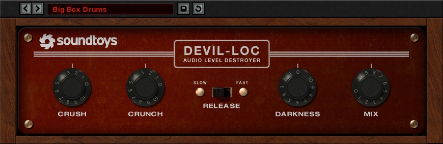 Soundtoys Devil-Loc Deluxe - User Interface