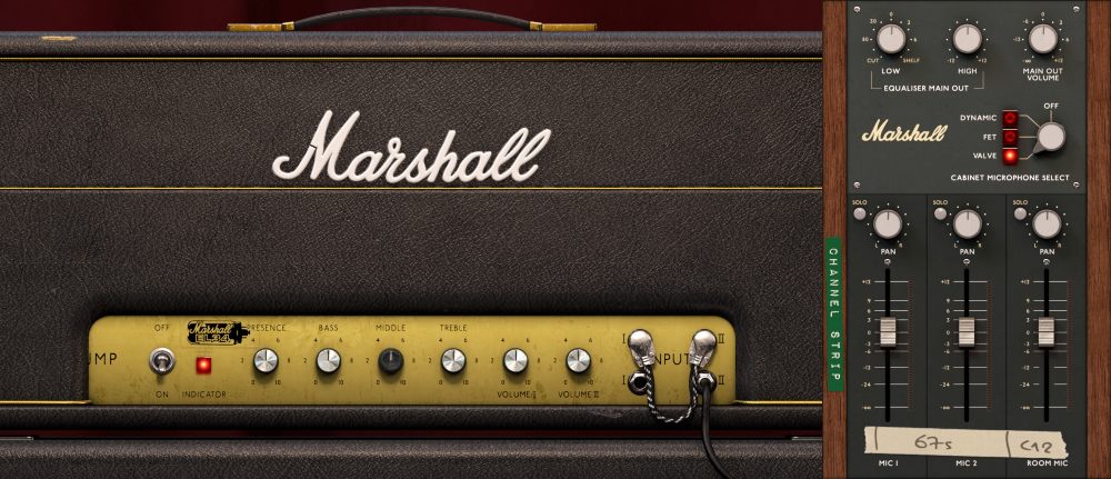 Softube Marshall Plexi Super Lead 1959 - User Interface (Full View)