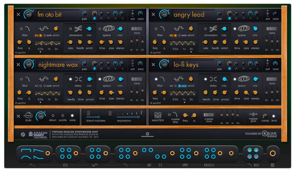 Karanyi Analog Tales - UI (Back)