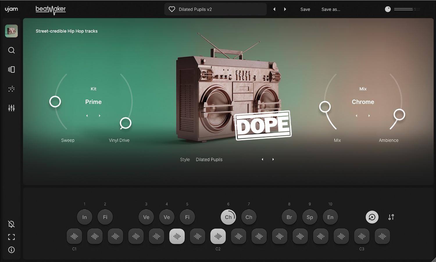 Beatmaker DOPE - User Interface