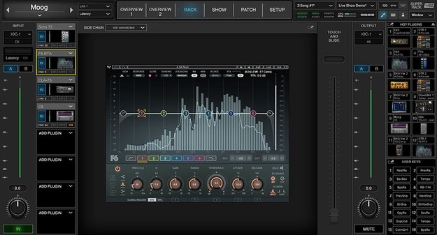 SuperRack SoundGrid screenshot