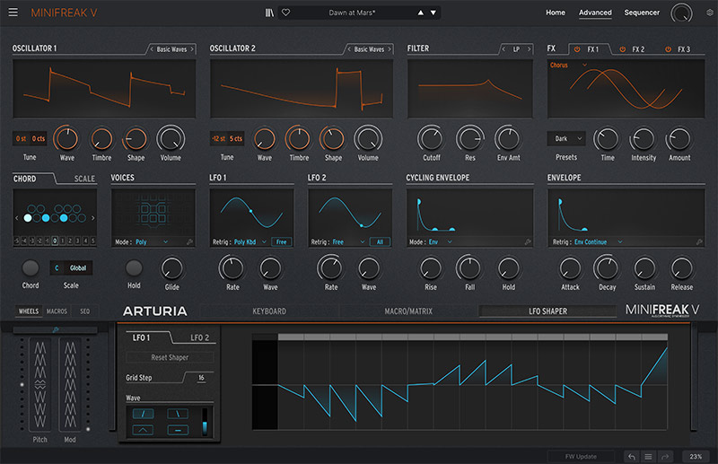 MiniFreak V - LFO Shaper