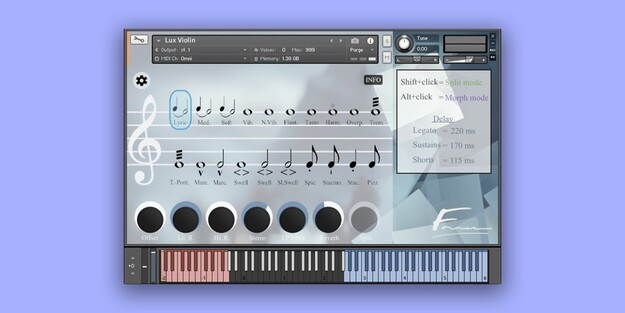Lux Violin screenshot