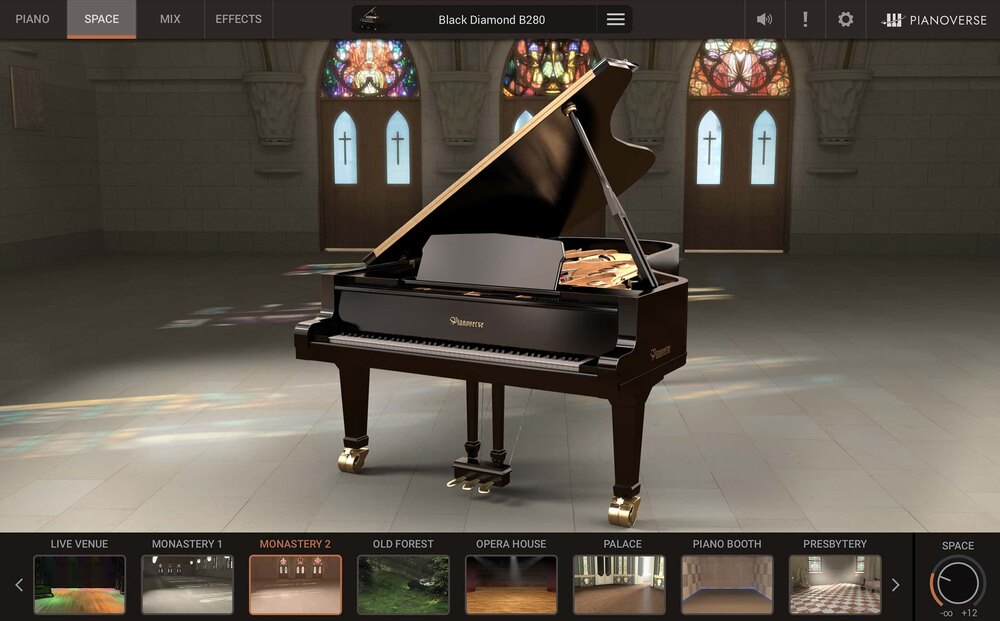 Pianoverse Black Diamond B280 - GUI