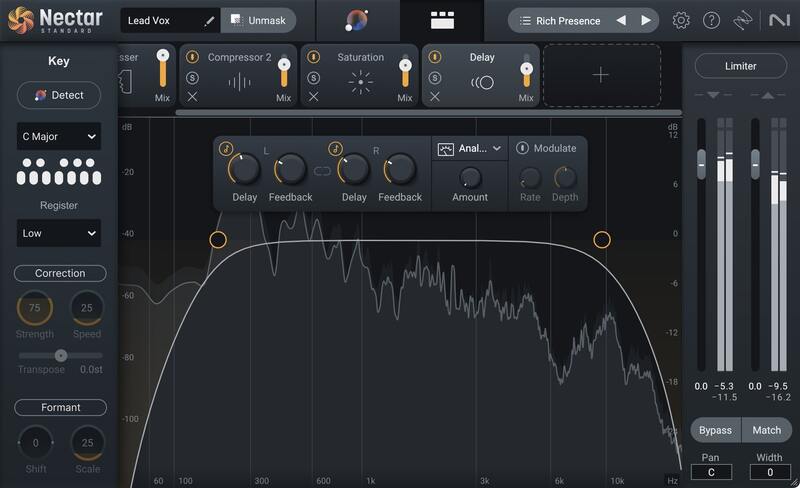 iZotope Nectar 4 Standard - Delay