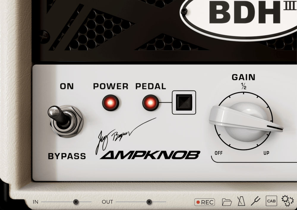 Bogren Digital AmpKnob BDH III - GUI