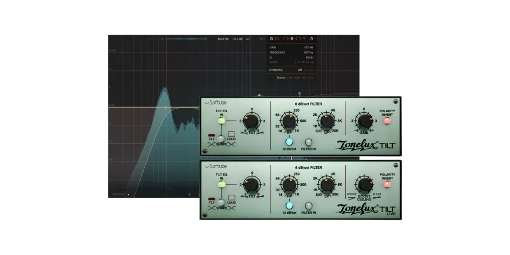 Softube Equalizers & Tonelux Tilt and Tilt Live Bundle
