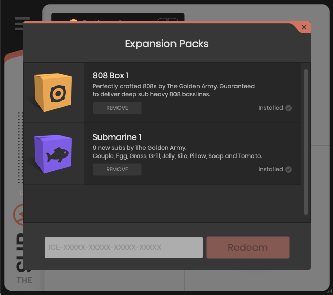 Iceberg Audio The Sub - Add Expansion Packs