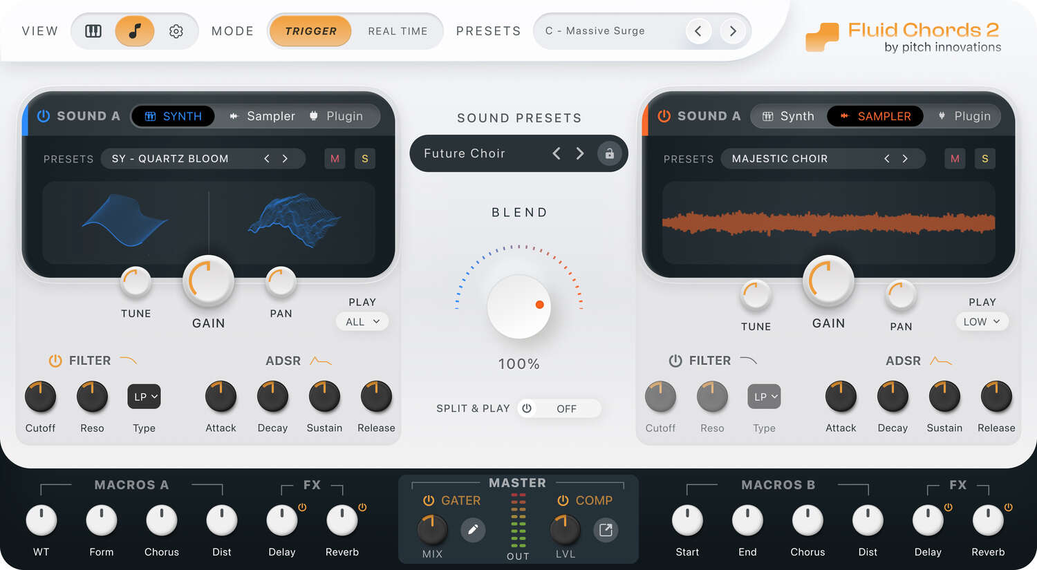 Pitch Innovations Fluid Chords 2 - Sound Page