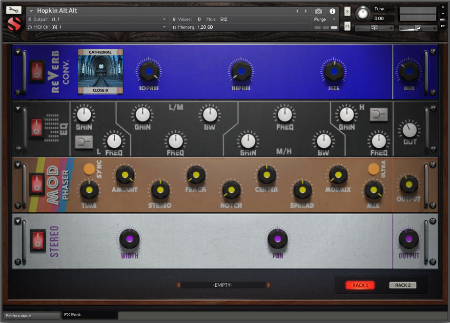 Hopkin Instrumentarium: Alt Alt - FX UI
