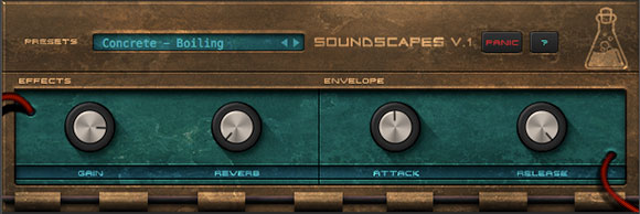 Soundscapes Vol.1 User Interface