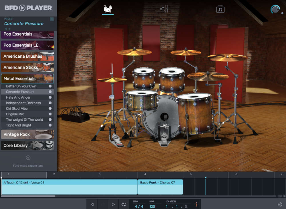 BFD Player Expansion: Metal Essentials - Kit UI