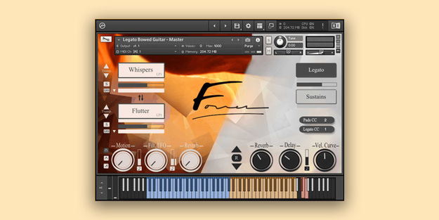 El Dorado: Legato Bowed Guitar interface