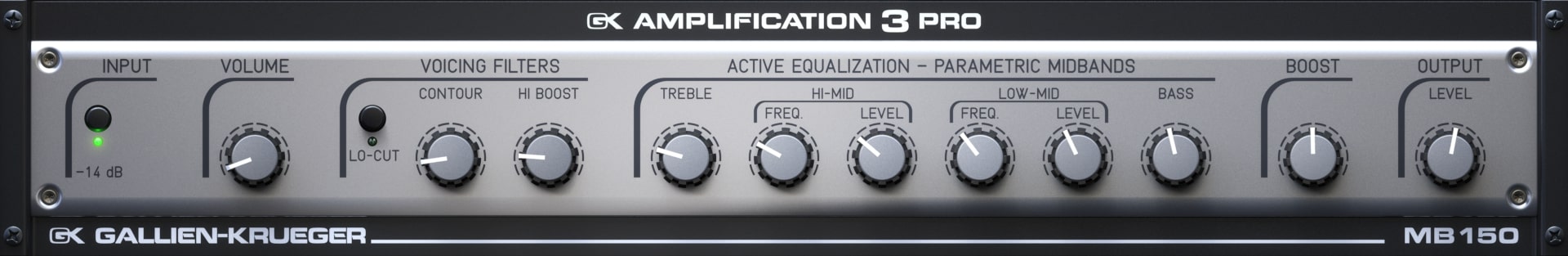 Audified GK Amplification 3 Pro - Channel Strip 1