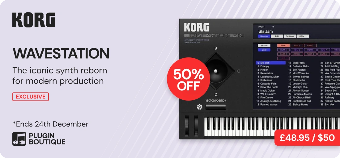 KORG WAVESTATION Advent Sale (Exclusive)