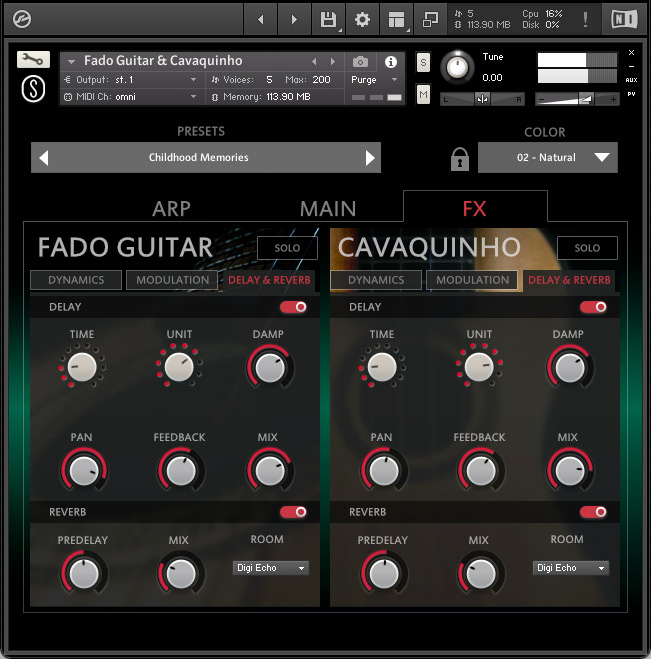 Sonuscore Origins Vol.8: Fado & Cavaquinho - FX GUI