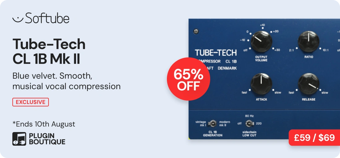 Softube Tube-Tech CL 1B Mk II 'Plugin of the Week' Sale (Exclusive)