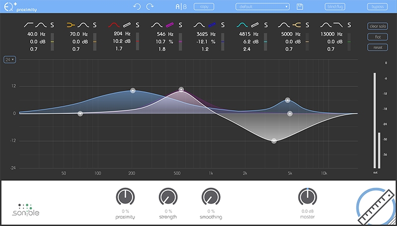 proximity:EQ - User Interface