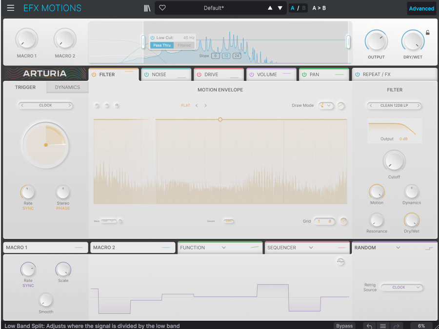 efx Motions - Filter Adv UI