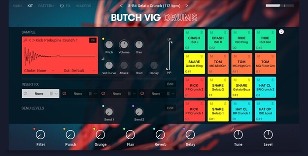 Butch Vig Drums screenshot