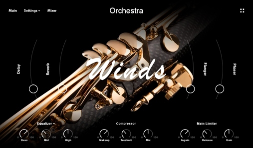 Muze Neo - Winds Solo GUI