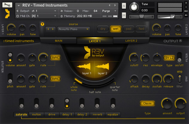 REV Timed Instruments UI