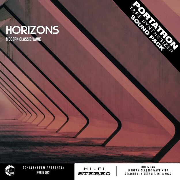 Portatron Preset Pack: Horizons – Modern Classic Wave interface