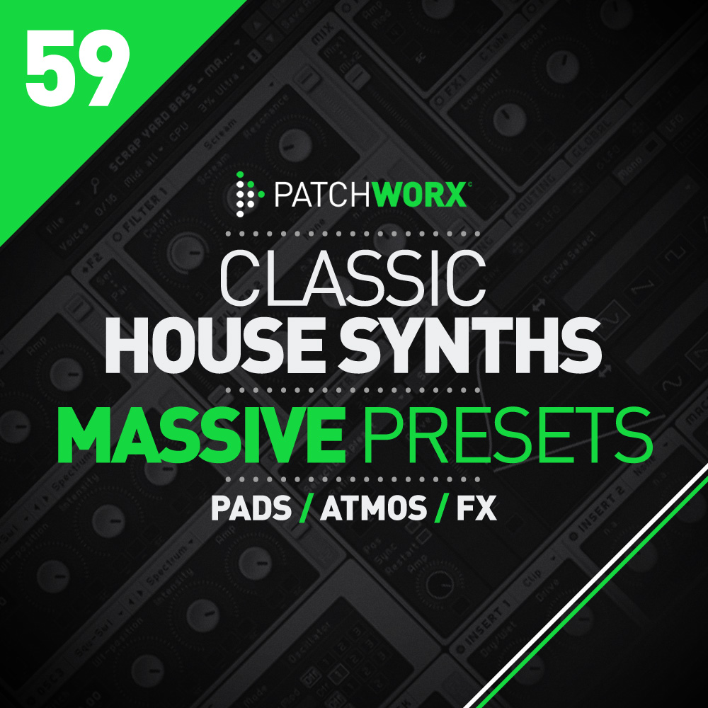 Classic House Synths - Massive Presets - Square Image