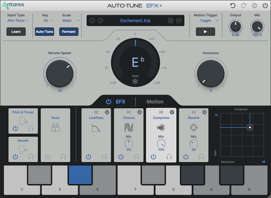 Auto-Tune EFX+ 10.0 - Light UI 1