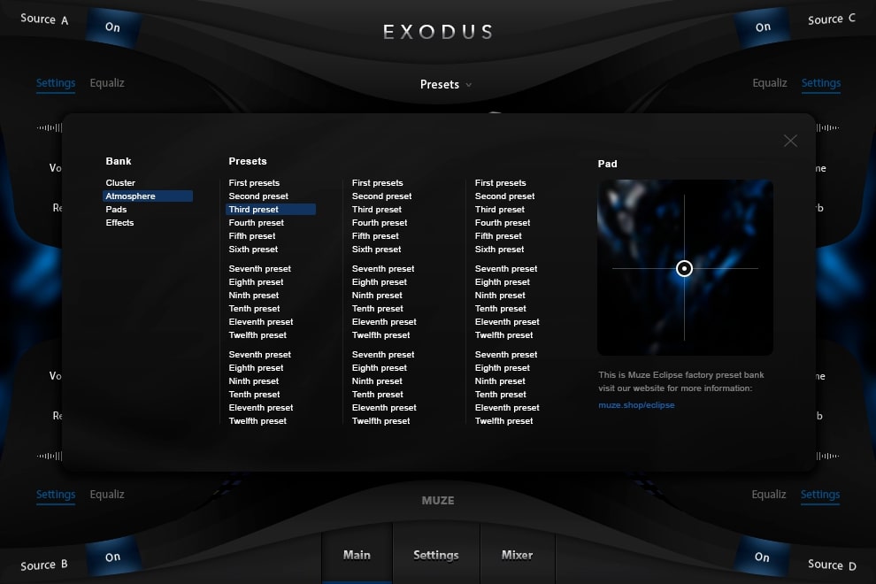 Muze Exodus - Presets