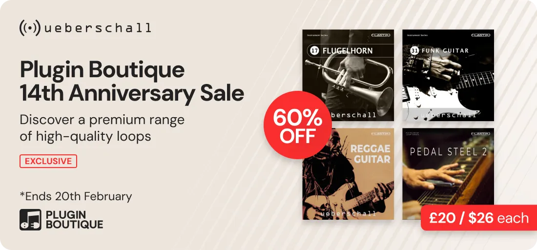 Ueberschall x Plugin Boutique 14th Anniversary Sale (Exclusive)