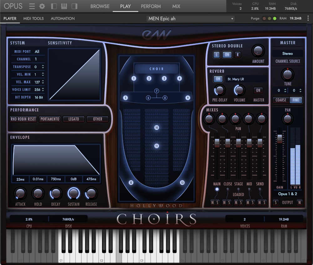 Hollywood Choirs Diamond - UI 1